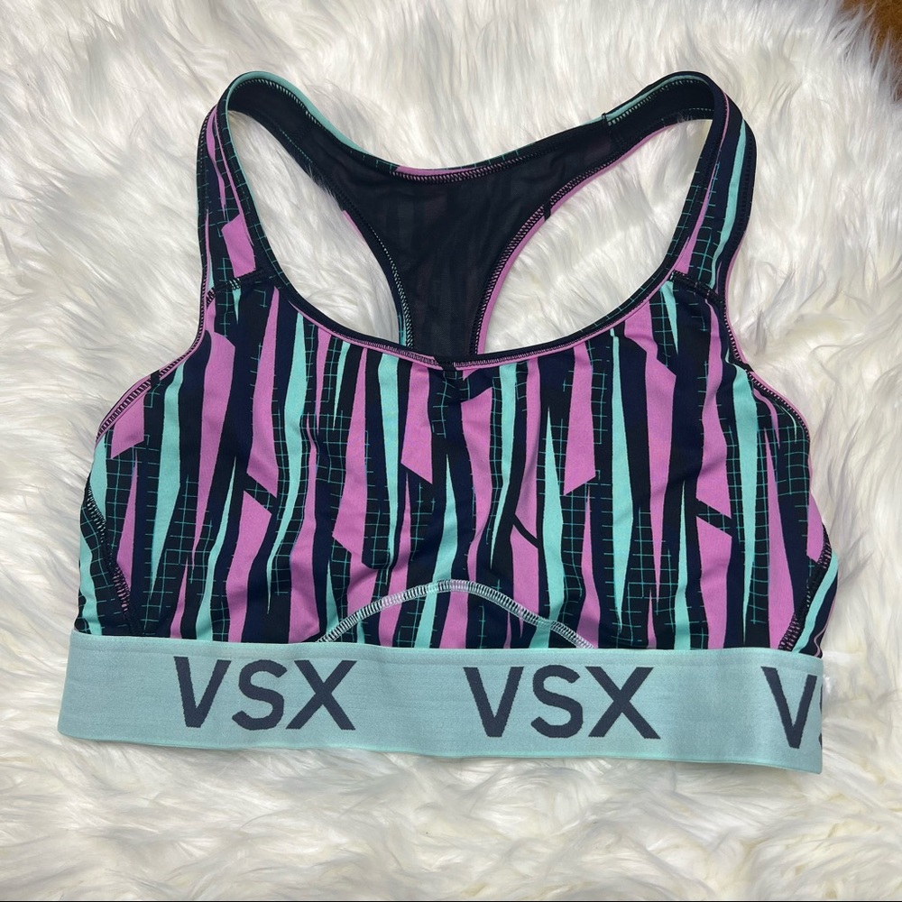 Victoria’s Secret Geometric Colorful Sports Bra